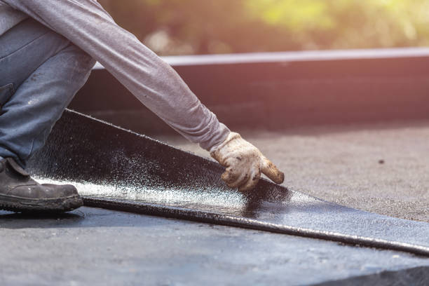 Professional Waterproofing technician working in Leonardtown, MD